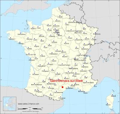 Carte de Saint-Gervais-sur-Mare