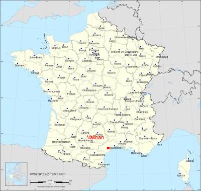 Carte de Vailhan