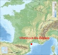 localisation mairie de Villeneuve-lès-Béziers