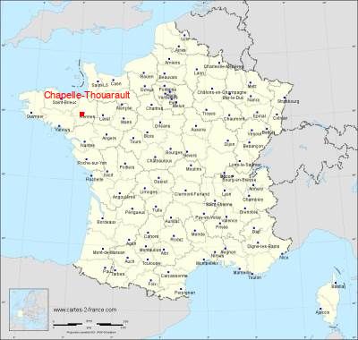 Carte de Chapelle-Thouarault