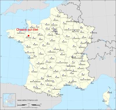 Carte de Chasné-sur-Illet