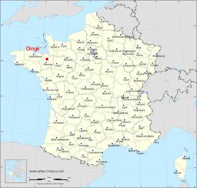 Carte de Dingé
