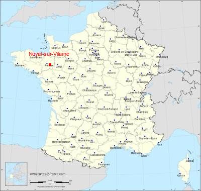 Carte de Noyal-sur-Vilaine