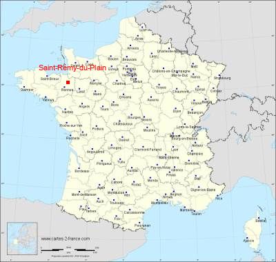 Carte de Saint-Rémy-du-Plain