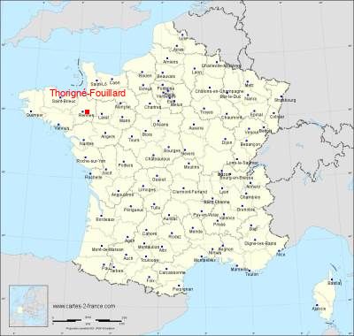 Carte de Thorigné-Fouillard