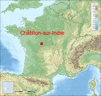 localisation mairie de Châtillon-sur-Indre
