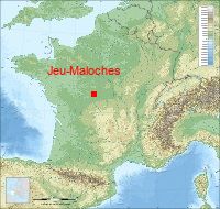 localisation mairie de Jeu-Maloches