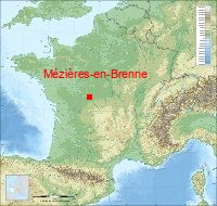 localisation mairie de Mézières-en-Brenne