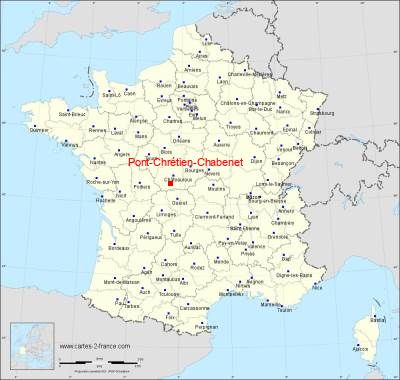 Carte de Pont-Chrétien-Chabenet