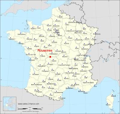 Carte de Roussines