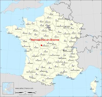Carte de Saint-Michel-en-Brenne