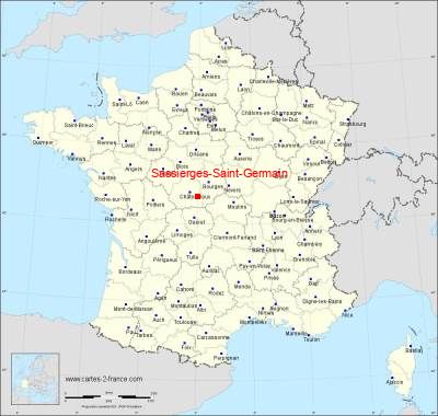 Carte de Sassierges-Saint-Germain
