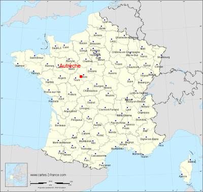 Carte de Autrèche