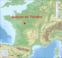 localisation mairie de Auzouer-en-Touraine