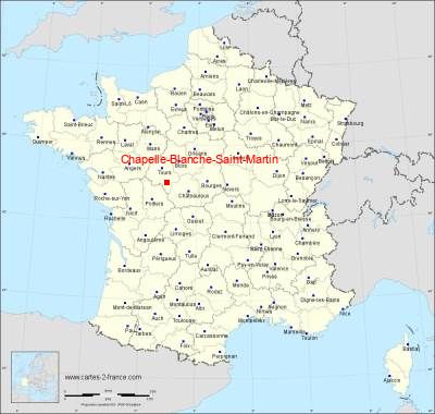 Carte de Chapelle-Blanche-Saint-Martin