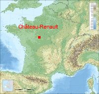 localisation mairie de Château-Renault