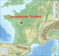 localisation mairie de Courcelles-de-Touraine