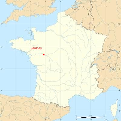 Fond de carte avec Jaulnay