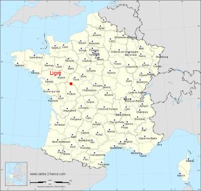 Carte de Ligré