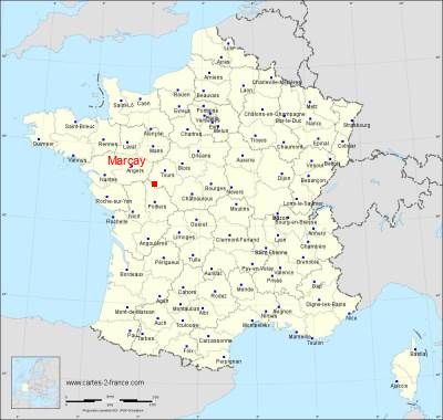 Carte de Marçay