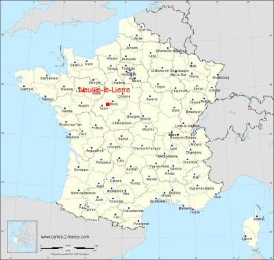 Carte de Neuillé-le-Lierre