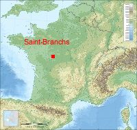 localisation mairie de Saint-Branchs