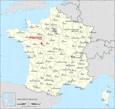 Carte de Souvigné