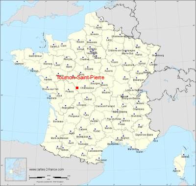 Carte de Tournon-Saint-Pierre