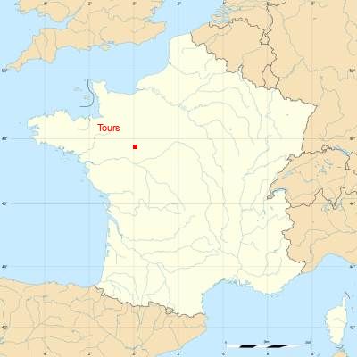 Fond de carte avec Tours