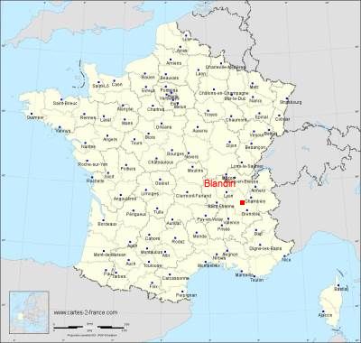Carte de Blandin