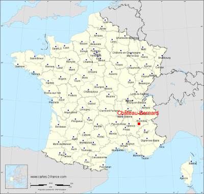 Carte de Château-Bernard