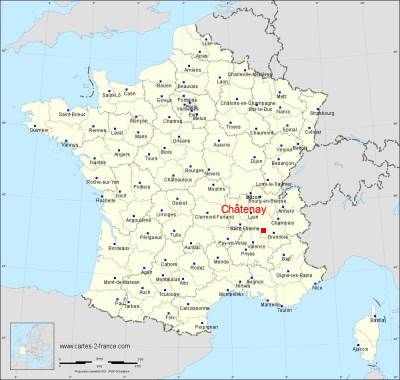 Carte de Châtenay