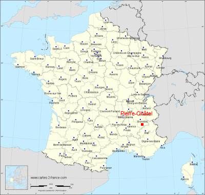 Carte de Pierre-Châtel