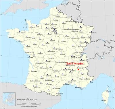 Carte de Saint-Andéol