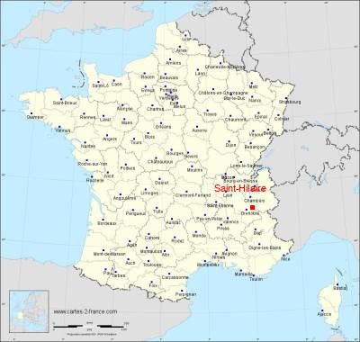 Carte de Saint-Hilaire