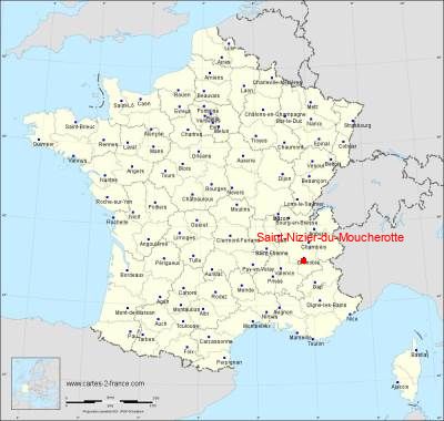 Carte de Saint-Nizier-du-Moucherotte