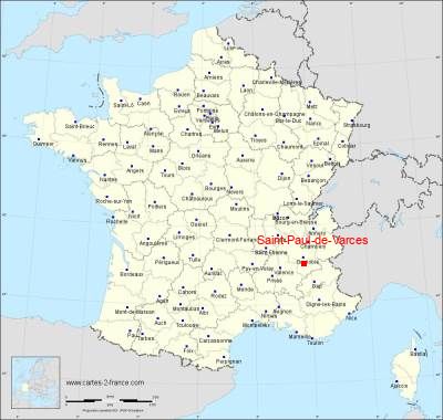 Carte de Saint-Paul-de-Varces