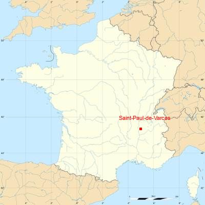 Fond de carte avec Saint-Paul-de-Varces