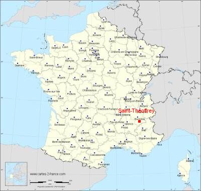 Carte de Saint-Théoffrey