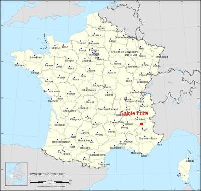 Carte de Sainte-Luce