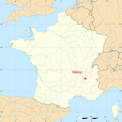 Fond de carte avec Siévoz