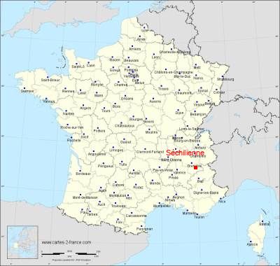 Carte de Séchilienne