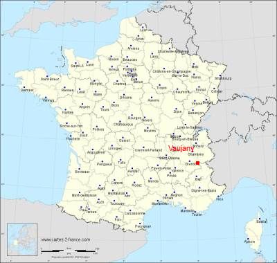 Carte de Vaujany