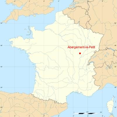 Fond de carte avec Abergement-le-Petit