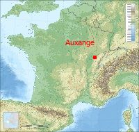 localisation mairie de Auxange