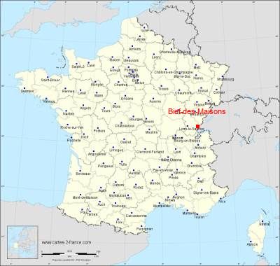 Carte de Bief-des-Maisons