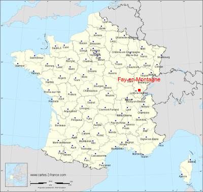 Carte de Fay-en-Montagne