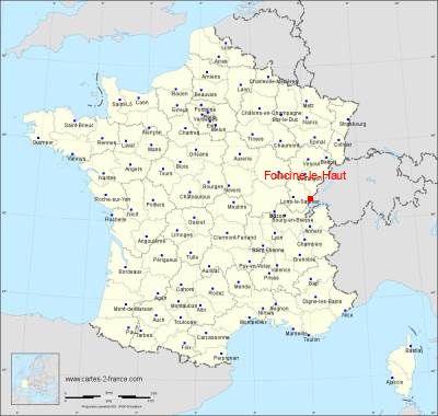 Carte de Foncine-le-Haut