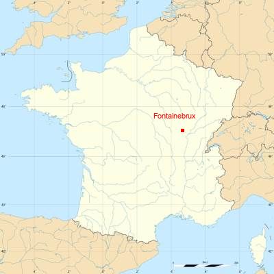 Fond de carte avec Fontainebrux