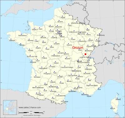 Carte de Grozon